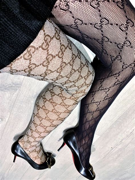 black gucci hosiery|gucci stockings with runs.